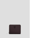 Brown nylon purple coin purse - Gift Guide | Roberto Verino