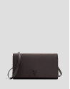 Brown nylon shoulder bag - Gift Guide - AW2025 | Roberto Verino