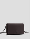 Brown nylon shoulder bag - Gift Guide - AW2025 | Roberto Verino