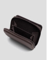 Brown nylon purple coin purse - Gift Guide | Roberto Verino