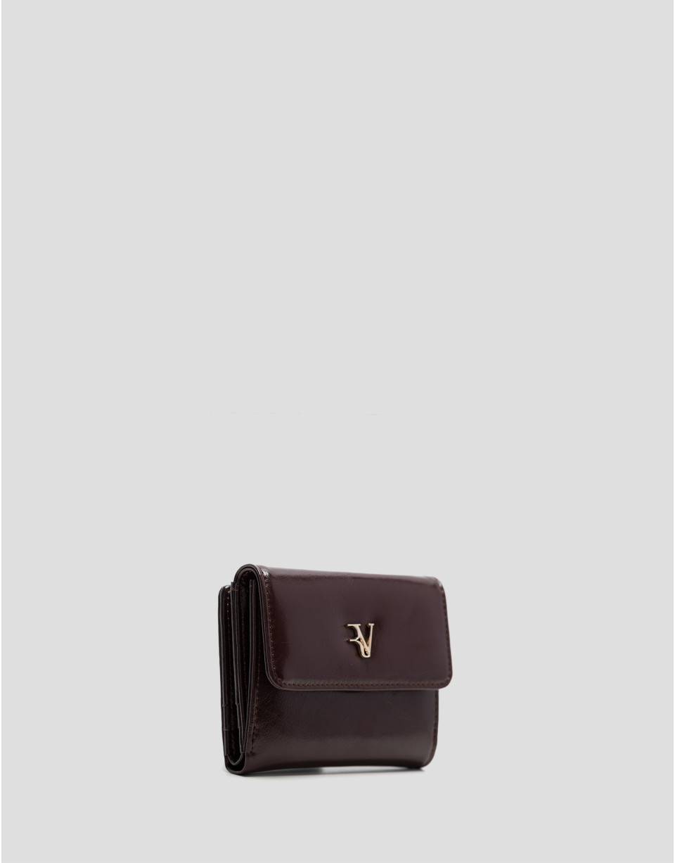 Cartera Margot Mini piel craquelada burdeos | Roberto Verino