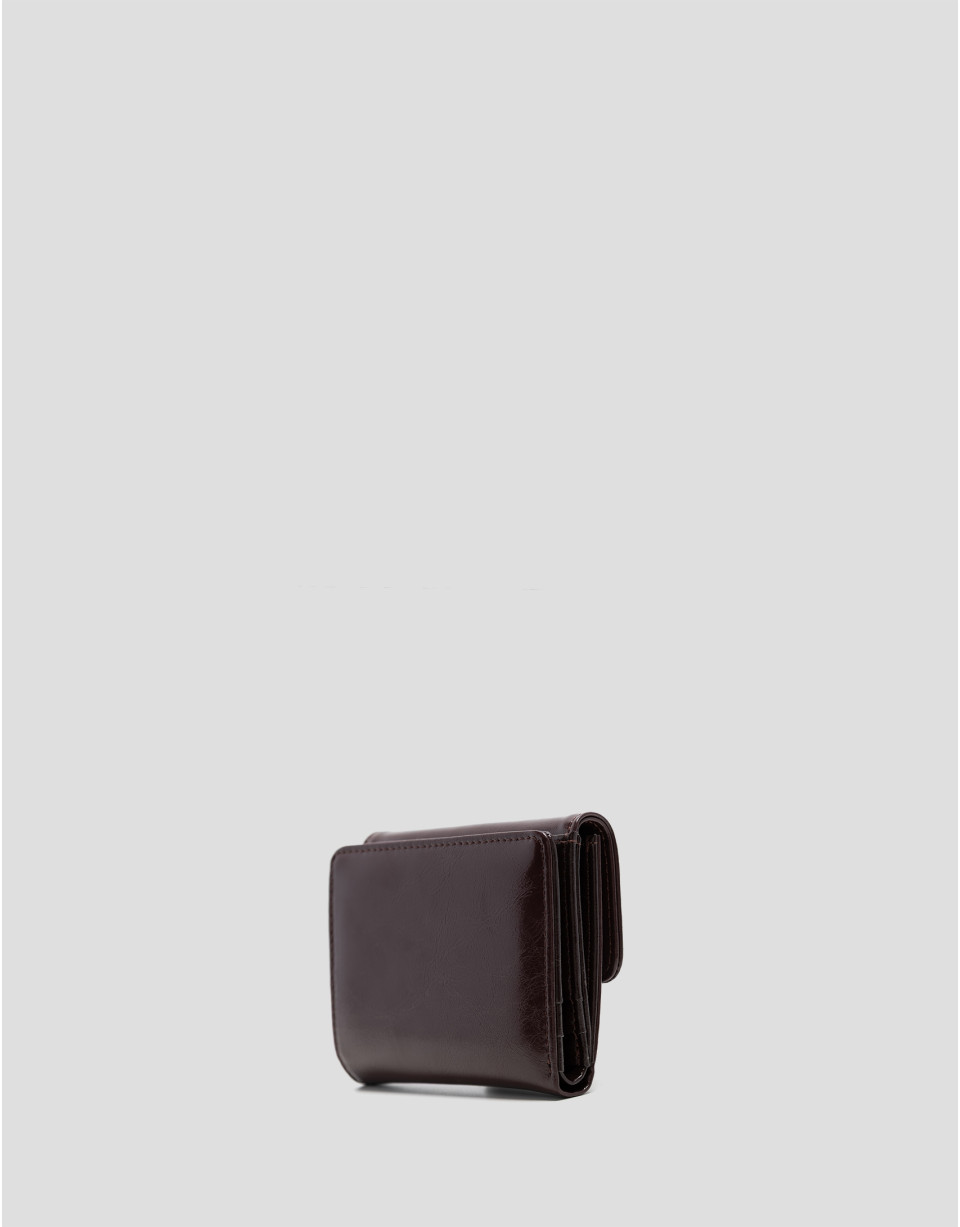 Cartera Margot Mini piel craquelada burdeos | Roberto Verino
