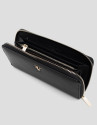 Cartera Bruna Maxi piel granulada negra - Mujer | Roberto Verino