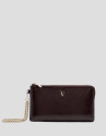 Cartera con cadena Margot en piel craquelada ... | Roberto Verino