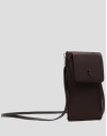 Bolso portamóvil Violeta nailon marrón | Roberto Verino