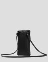 Bolso portamóvil Violeta nailon negro - Mujer | Roberto Verino