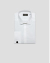 Camisa vestir slim blanca puño gemelo - Hombre | Roberto Verino