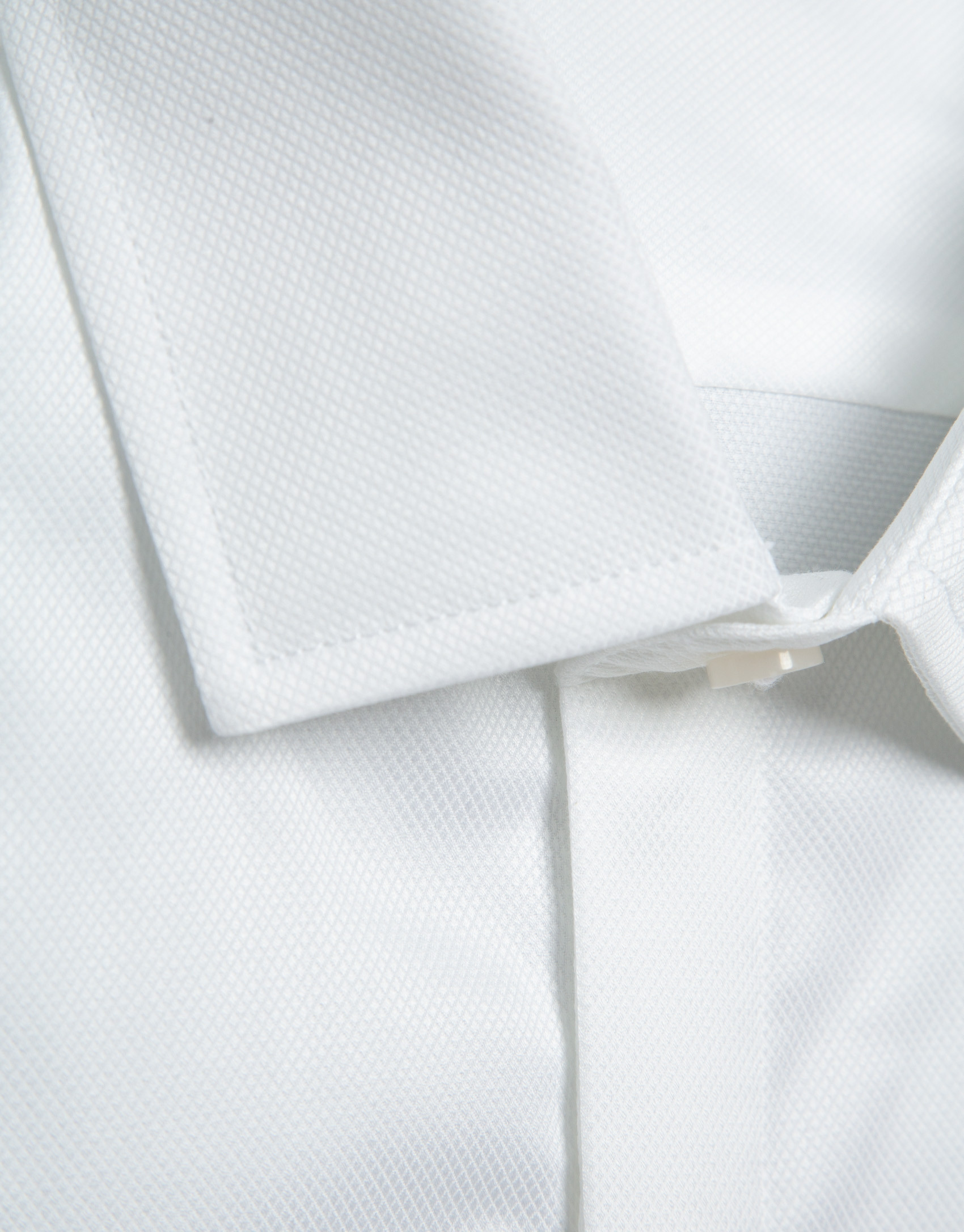 Camisa vestir slim diamante blanco puño gemelo | Roberto Verino