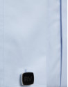 Light blue slim fit dress shirt with twin cuffs | Roberto Verino