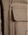 Jacket combined with technical fabric and ... | Roberto Verino