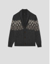Grey shawl collar jacket - Man - AW2025 | Roberto Verino