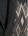 Grey shawl collar jacket - Man - AW2025 | Roberto Verino