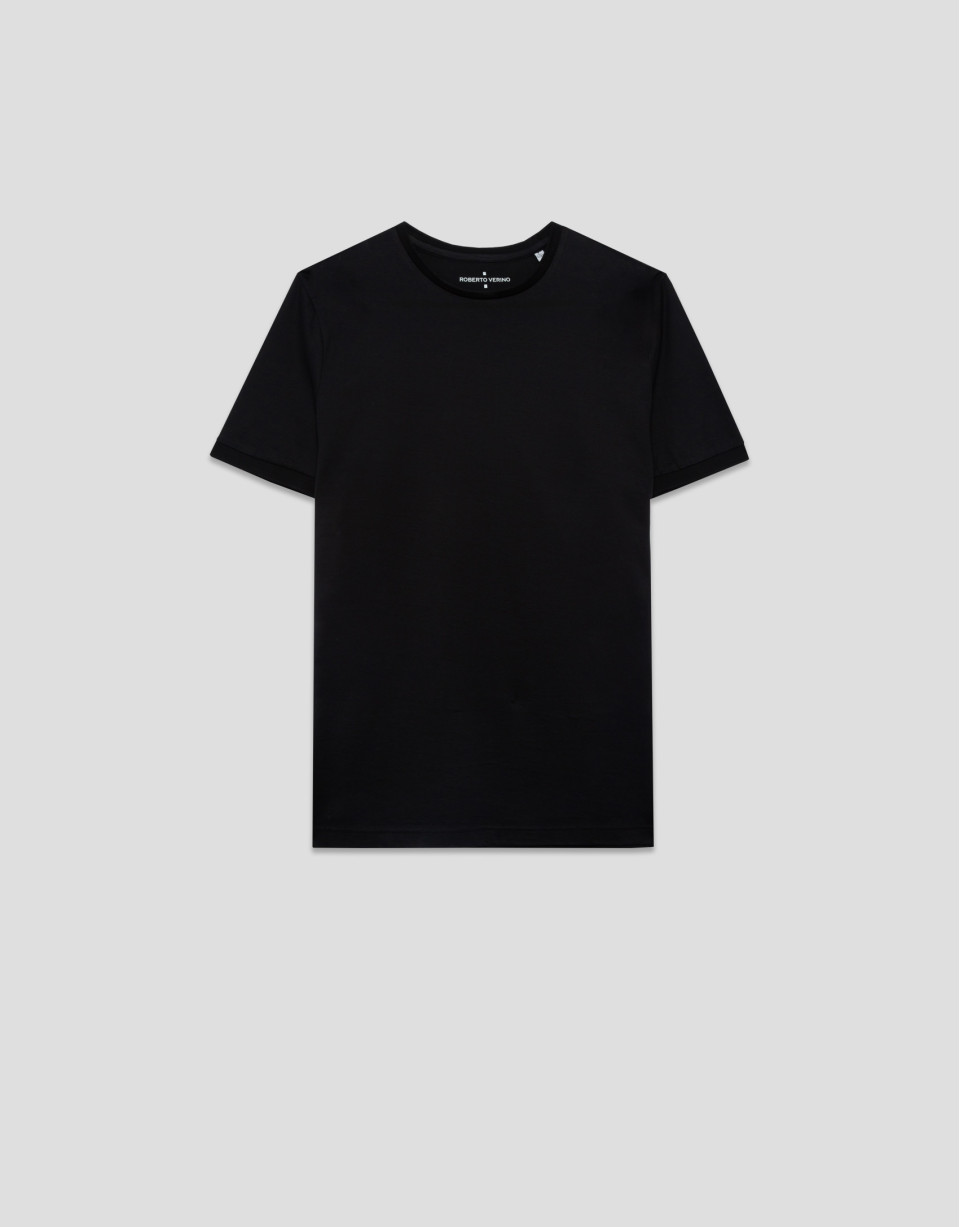 Camiseta mercerizada negro - Gift Guide | Roberto Verino