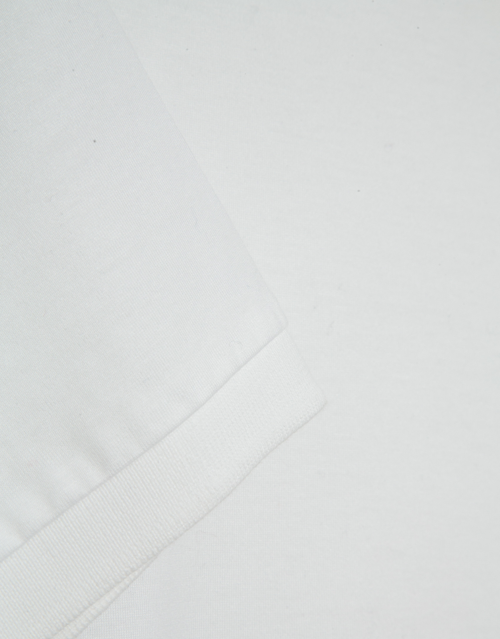 White mercerised T-shirt - Man - SS2026 | Roberto Verino