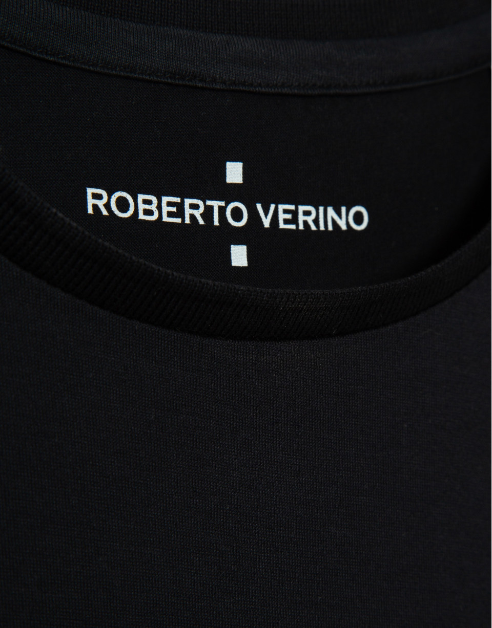 Camiseta mercerizada negro - Gift Guide | Roberto Verino