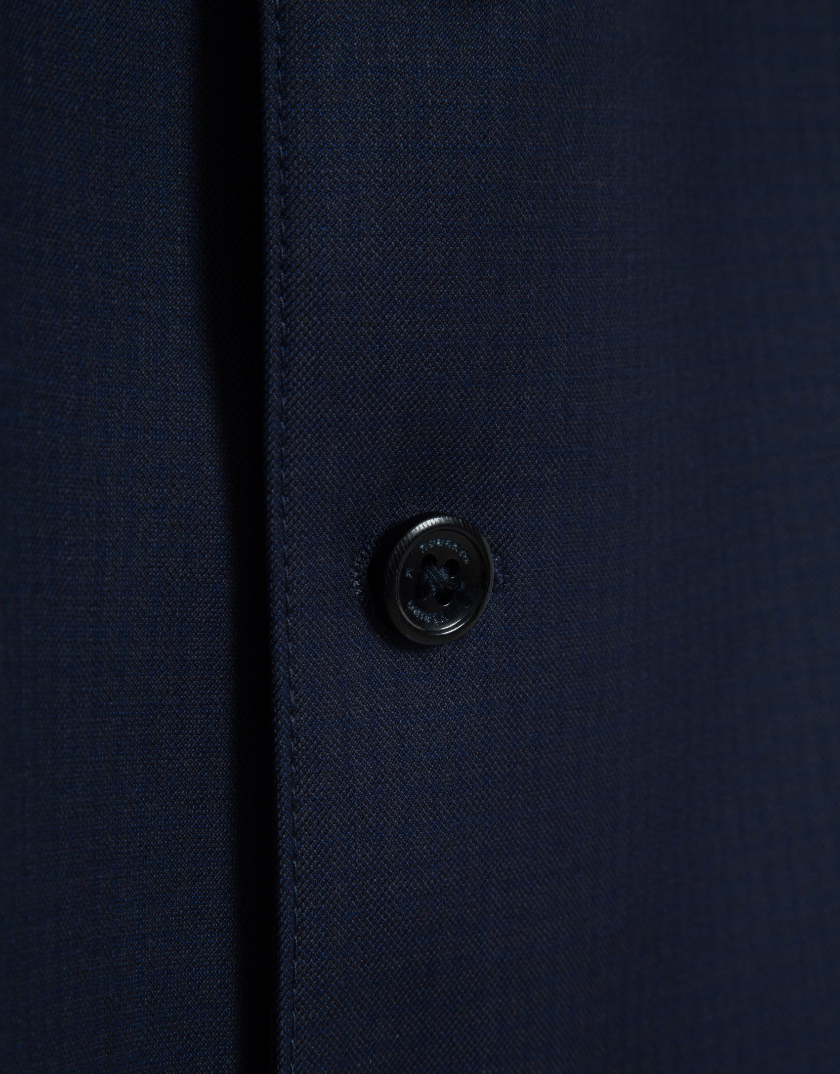 Chaleco de traje lana azul oscuro liso - Hombre | Roberto Verino