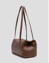 Bolso de hombro Megan Zipper piel marrón claro | Roberto Verino