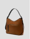 Bolso hobo Margot ante marrón - Mujer - PV2026 | Roberto Verino