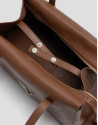 Bolso de hombro Megan Zipper piel marrón claro | Roberto Verino