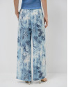 Pantalón palazzo crepé estampado floral ... | Roberto Verino
