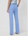 Pantalón recto crepé azul claro - Mujer | Roberto Verino