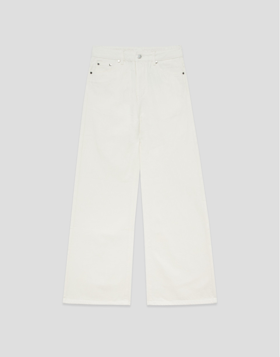 Pantalón vaquero ancho crudo personalizado ... | Roberto Verino