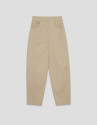 Camel cotton balloon trousers - Woman - SS2026 | Roberto Verino