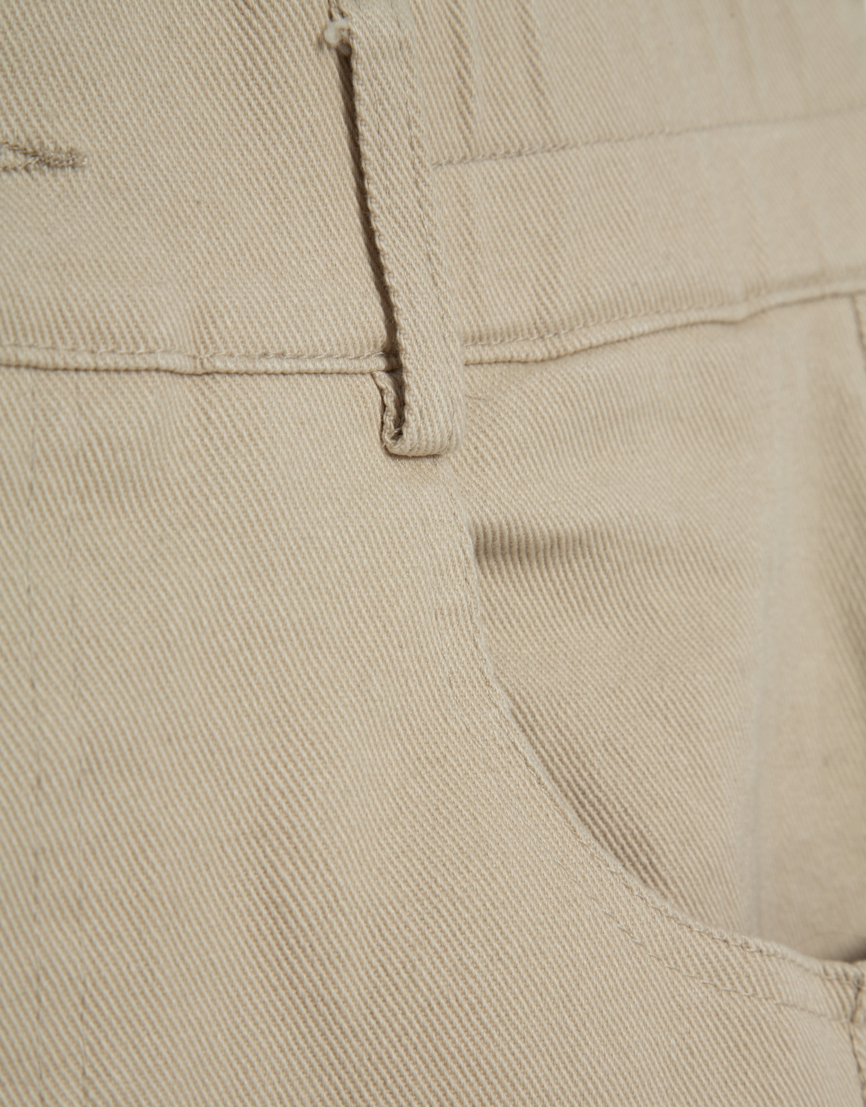 Camel cotton balloon trousers - Woman - SS2026 | Roberto Verino