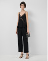 Black lace slip top - Woman - SS2026 | Roberto Verino