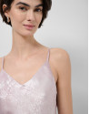 Top sisas tejido laminado brillo rosa - Mujer | Roberto Verino