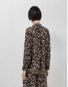 Blusa oversize crepé estampado hojas tonos ... | Roberto Verino