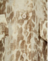 Blusa oversize crepé estampado tonos beige | Roberto Verino