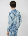 Blusa oversize crepé estampado floral tonos ... | Roberto Verino