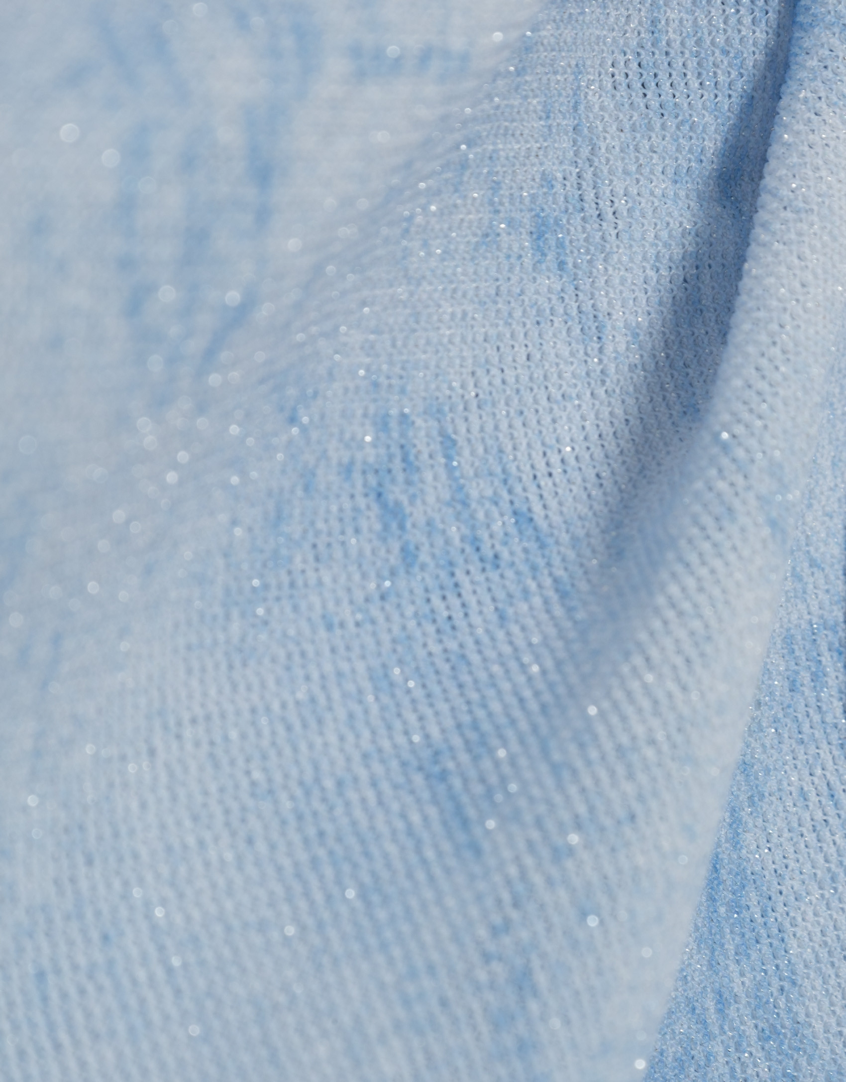 Camiseta manga corta tul azul claro - Mujer | Roberto Verino