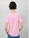 Camiseta cuello redondo punto algodón ligero... | Roberto Verino