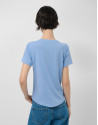 Camiseta cuello redondo punto algodón ligero... | Roberto Verino
