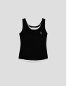 Tank top negro y blanco - Mujer - PV2026 | Roberto Verino