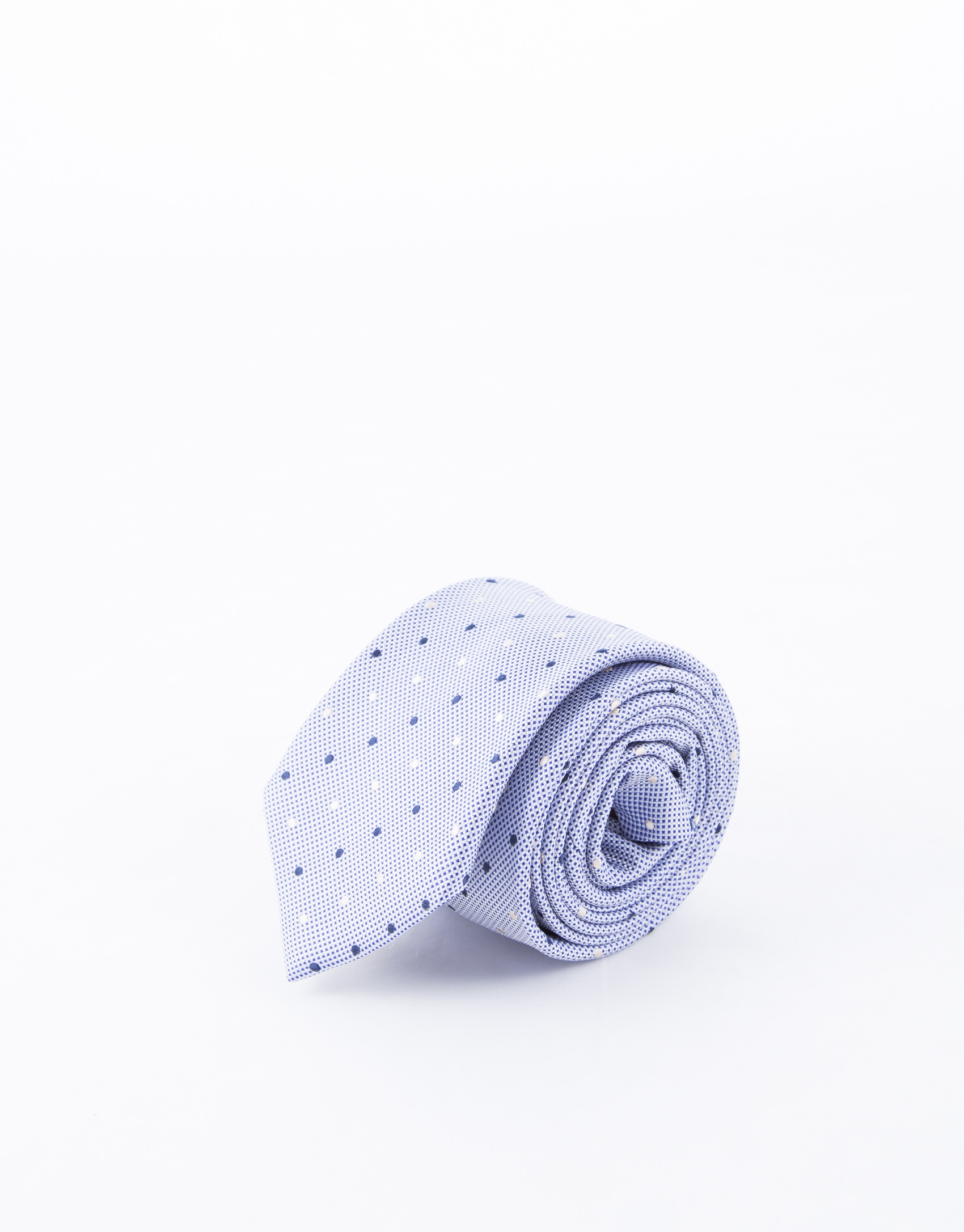 Corbata motivos blancos y marinos 