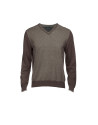 Brown wool/cashmere pullover