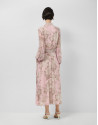 Vestido largo camisero gasa estampado floral ... | Roberto Verino