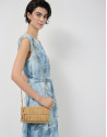 Lightweight blue midi sleeveless dress - Woman | Roberto Verino