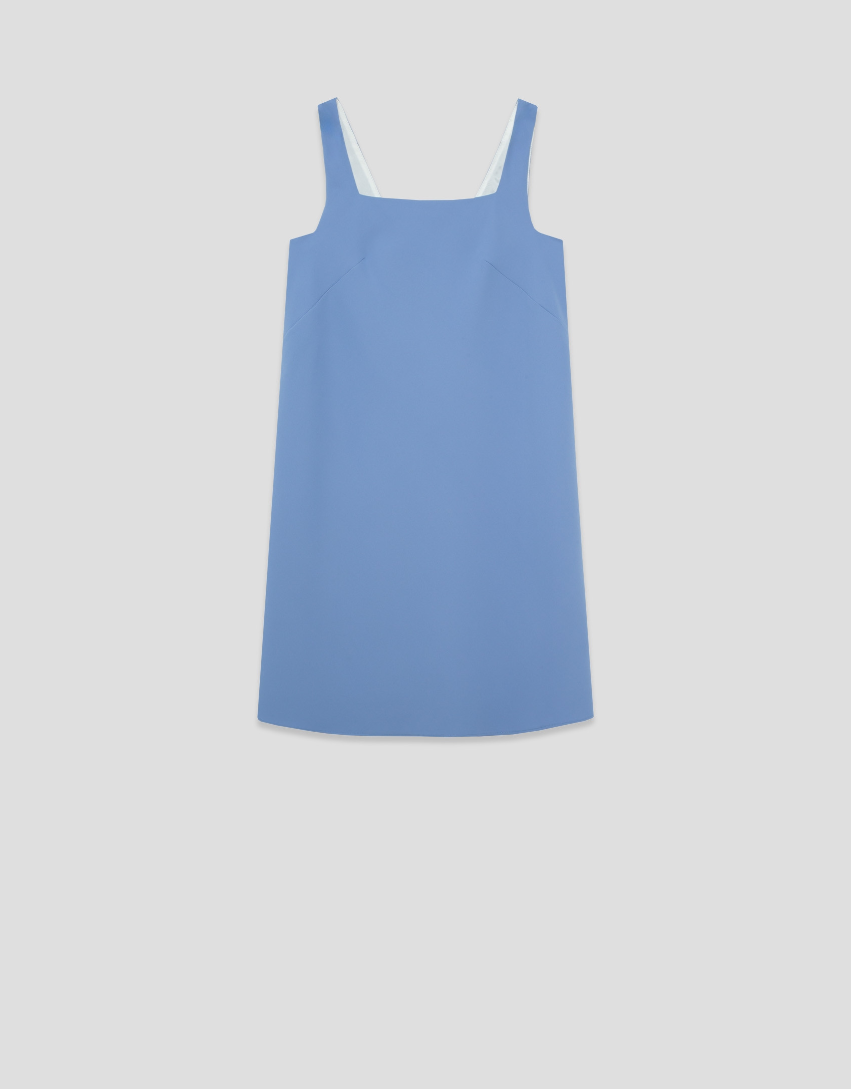 Vestido sisas crepé azul claro - Mujer | Roberto Verino