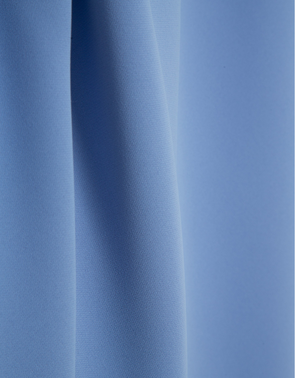 Vestido sisas crepé azul claro - Mujer | Roberto Verino