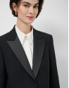 Blazer smoking crepé negro - Mujer - PV2026 | Roberto Verino