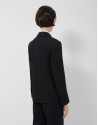 Blazer smoking crepé negro - Mujer - PV2026 | Roberto Verino