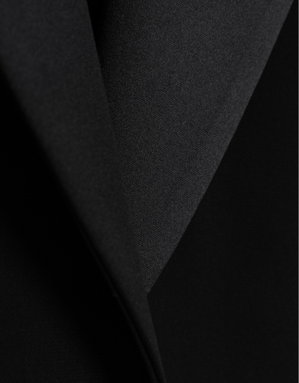 Blazer smoking crepé negro - Mujer - PV2026 | Roberto Verino