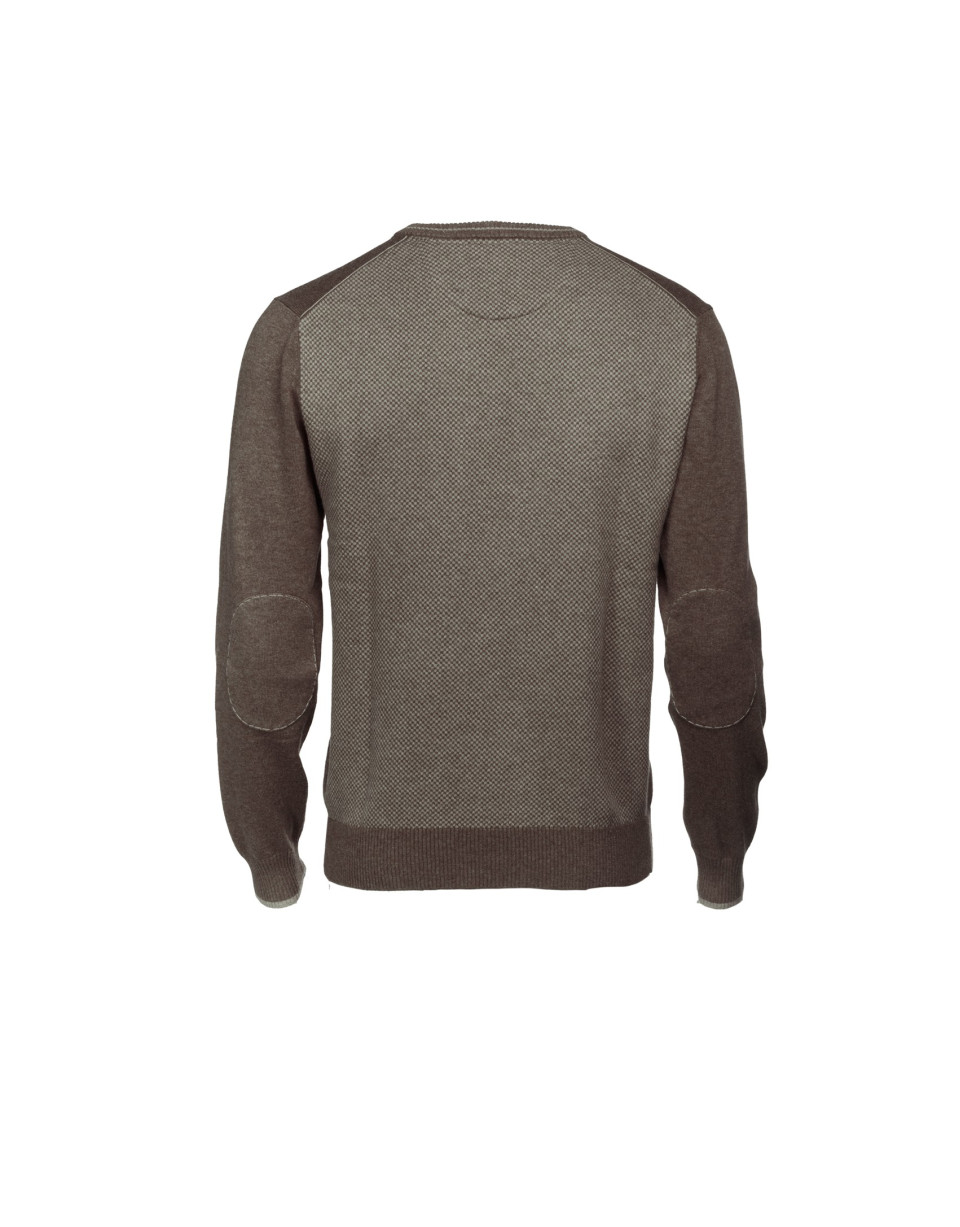 Brown wool/cashmere pullover