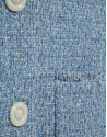 Chaqueta corta tweed tonos azules - Mujer | Roberto Verino