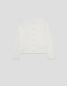 White herringbone jacquard jacket - Woman | Roberto Verino