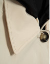 Reversible trench coat in camel/black - Woman | Roberto Verino